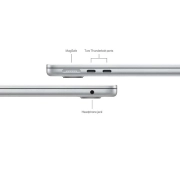 لپ تاپ 13.6 اینچی اپل مدل MacBook Air MW0W3 2025 LLA-M4 - نقره‌ای