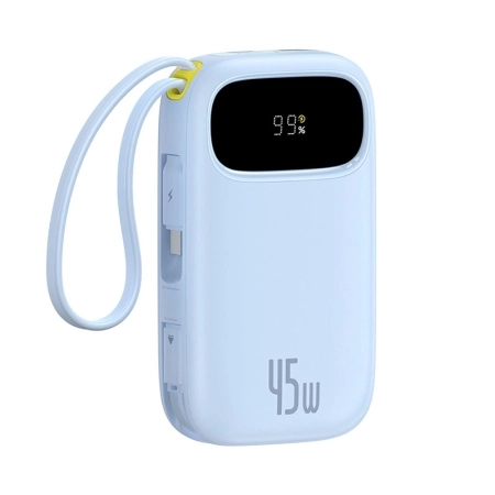 پاوربانک بیسوس مدل EnerFill FC31 PPQD3-1040 ظرفیت 10000mAh - آبی