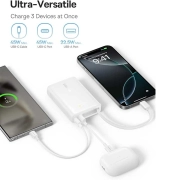 پاوربانک بیسوس مدل PicoGo ظرفیت 10000mAh - سفید