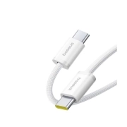 کابل شارژ سریع USB-C به USB-C بیسوس مدل CB000160 طول 1m- سفید 1