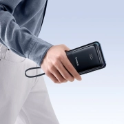 پاوربانک بیسوس مدل LIPOW Dual P10079102123-00 ظرفیت 20000mAh همراه با کابل – مشکی 5