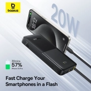 پاوربانک بیسوس مدل Bipow 2 PPBD2-2W20 ظرفیت 20000mAh همراه با کابل – مشکی 1