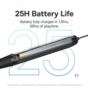 هندزفری گردنی بلوتوثی بیسوس مدل Bowie P1x - مشکی