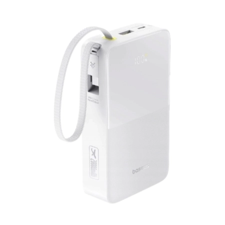 پاوربانک بیسوس مدل EnerFill FC51 Bipow2 Pro ظرفیت 20000mAh - سفید