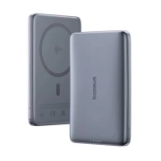 پاوربانک مگنتی بیسوس مدل PicoGo Ultra-Slim Qi2 ظرفیت 10000mAh – خاکستری