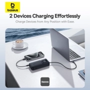 پاوربانک بیسوس مدل Free2Pull PPLSCO1-20 ظرفیت 20000mAh و توان 65W همراه با کابل – مشکی 5