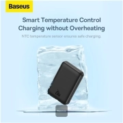 پاوربانک مگنتی بیسوس مدل ppcx070001 ظرفیت 10000mAh – مشکی 3
