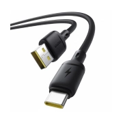 کابل شارژ سریع USB-A به USB-C بیسوس مدل Silky P10377703113-02 طول 1m – مشکی 2