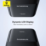 پاوربانک بیسوس مدل LIPOW Dual P10079102123-00 ظرفیت 20000mAh همراه با کابل – مشکی 3