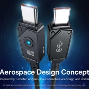 کابل شارژ سریع USB-C به USB-C بیسوس مدل Unbreakable 100W طول 1m - مشکی