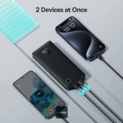 پاوربانک بیسوس مدل Airpow Lite p100067500123-00 ظرفیت 10000mAh – مشکی