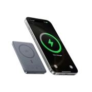 پاوربانک مگنتی بیسوس مدل PicoGo Ultra-Slim Qi2 ظرفیت 10000mAh – خاکستری