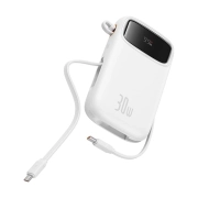 پاوربانک بیسوس مدل PPQD4-20C ظرفیت 20000mAh و توان 30W - سفید 1