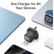 شارژر دیواری انکر مدل Zolo A2699K11 20W - مشکی