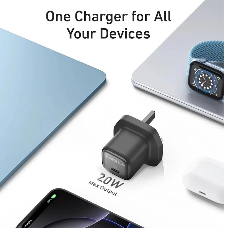 شارژر دیواری انکر مدل Zolo A2699K11 20W - مشکی