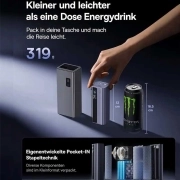 پاوربانک بیسوس مدل EnerGeek GR11 ظرفیت 10000mAh و توان 145w - خاکستری