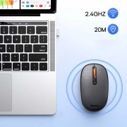 ماوس بی سیم بیسوس مدل F01B - خاکستری