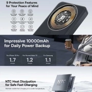 پاوربانک بیسوس مدل EnerFill FM11 ظرفیت 10000mAh همراه با کابل – مشکی