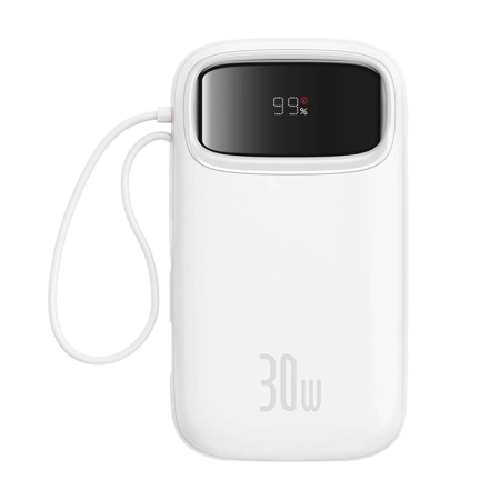 پاوربانک بیسوس مدل QPow2 PPQD4-20C ظرفیت 20000mAh - سفید