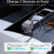 شارژر فندکی بلوتوثی انکر مدل Nano 75W – مشکی