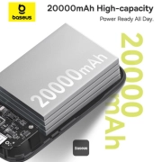 پاوربانک بیسوس مدل PPQD4-20C ظرفیت 20000mAh - آبی