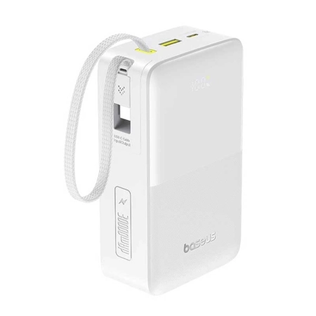 پاوربانک بیسوس مدل EnerFill FC51 Bipow 2 Pro ظرفیت 30000mAh - سفید