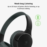 هدفون بلوتوثی بچگانه بلکین مدل SOUNDFORM Mini - مشکی