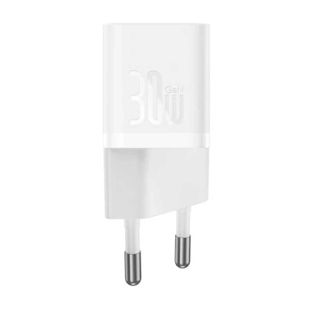شارژر دیواری بیسوس مدل GaN5 Mini 30W - سفید