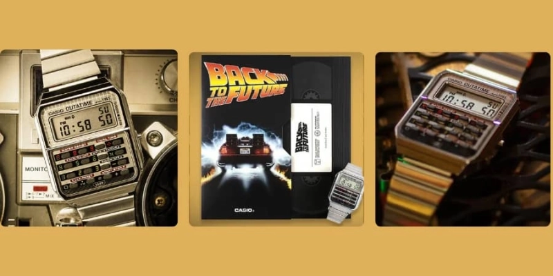 کاسیو با ماشین زمان دلورین برمی‌گرده!