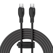 کابل شارژ سریع USB-C به USB-C بیسوس مدل Pudding 100W طول 2m –مشکی