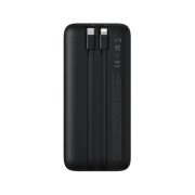 پاوربانک بیسوس مدل LIPOW Dual P10079102123-00 ظرفیت 20000mAh همراه با کابل – مشکی 1
