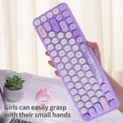 ماوس و کیبورد بی سیم مافی مدل I Bean Pro - بنفش