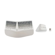 ماوس و کیبورد بی‌سیم مافی مدل Wireless Desktop Bomi – پِیل و سفید