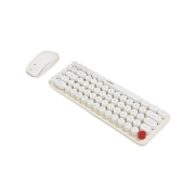 ماوس و کیبورد بی سیم مافی مدل Bean Pure - بژ 1