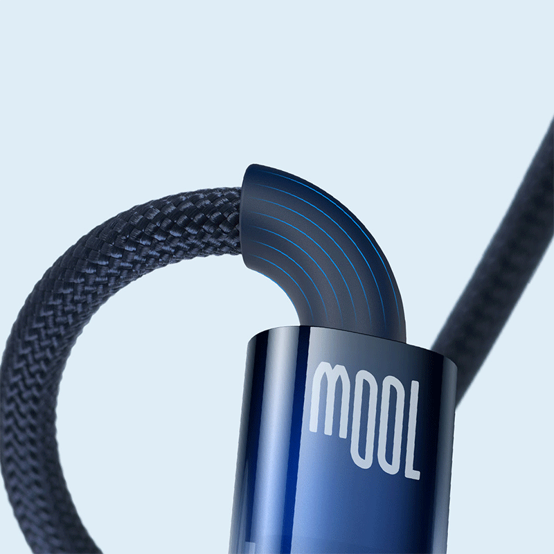 کابل شارژ USB-A به USB-C بیسوس مدل Explorer 100W طول 1m - سرمه‌ای 5