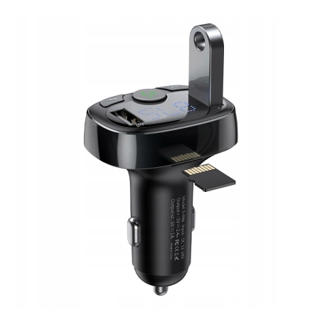 شارژر فندکی بلوتوثی بیسوس مدل S-09A – مشکی