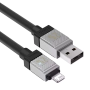 کابل شارژ USB-A به لایتنینگ بیسوس مدل CoolPlay Series طول 2m - مشکی