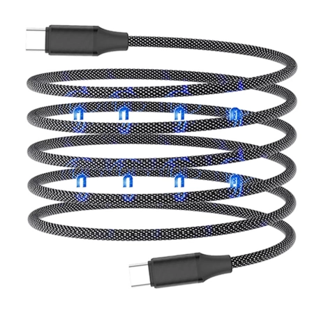 کابل تبدیل USB-C به USB-C هیمی مدل Fusion O طول 1.5m- مشکی