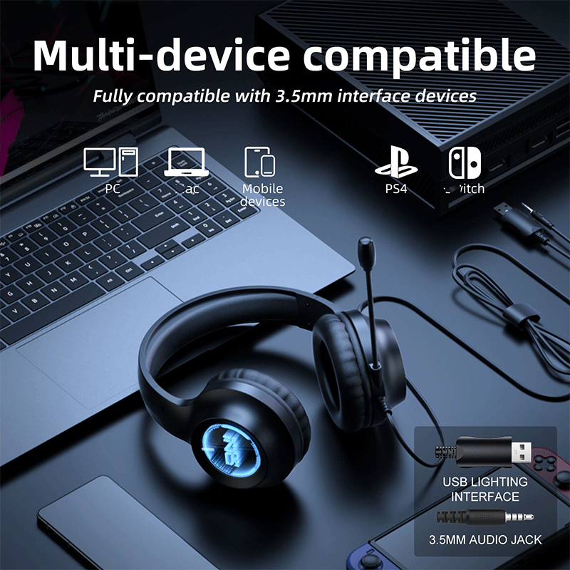 هدست گیمینگ بلوتوثی اونیکوما مدل X36– مشکی 3