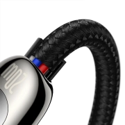 کابل شارژ USB-C به لایتنینگ بیسوس مدل Display طول 2m - مشکی