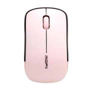 ماوس بی سیم مافی مدل GO18 - صورتی نسکافه ای
