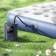 پمپ باد لاستیک ماشین قابل حمل بیسوس مدل GoTrip VA1 Max Super Mini - مشکی