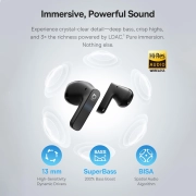 هندزفری بلوتوثی TWS بیسوس مدل Bass BS1 NC - مشکی