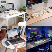 ماوس و کیبورد بی سیم مافی مدل I Bean Pro - طیف قهوه ای