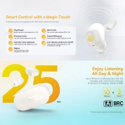 هندزفری بلوتوثی TWS بیسوس Bowie EZ10 مدل A00054300226-Z1 – سفید