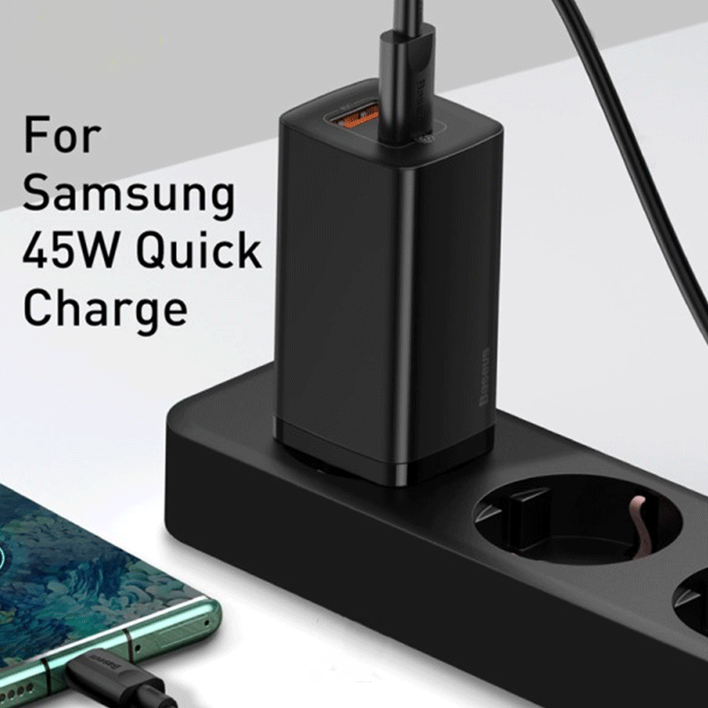 شارژر دیواری بیسوس مدل GaN2 Lite 65W - مشکی 6