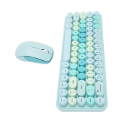 ماوس و کیبورد بی سیم مافی مدل I Bean Colorful - آبی