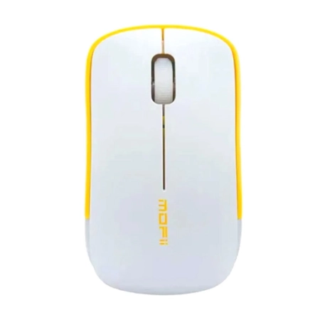 ماوس بی سیم مافی مدل GO18 - سفید زرد