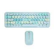 ماوس و کیبورد بی سیم مافی مدل I Bean Colorful - آبی