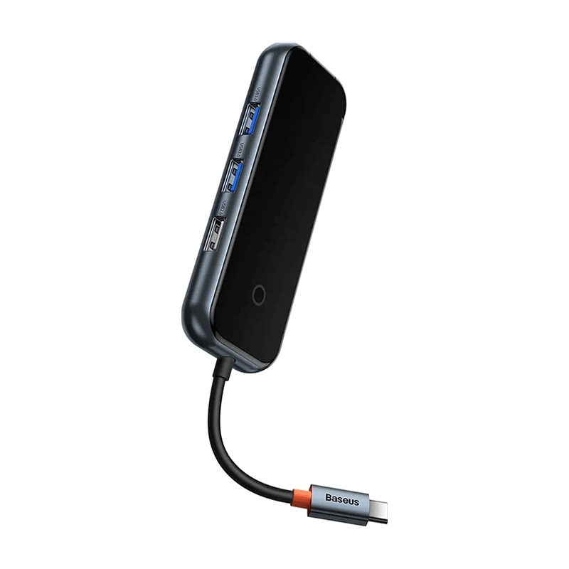 هاب 5 پورت USB-C بیسوس مدل AcmeJoy - خاکستری تیره 9